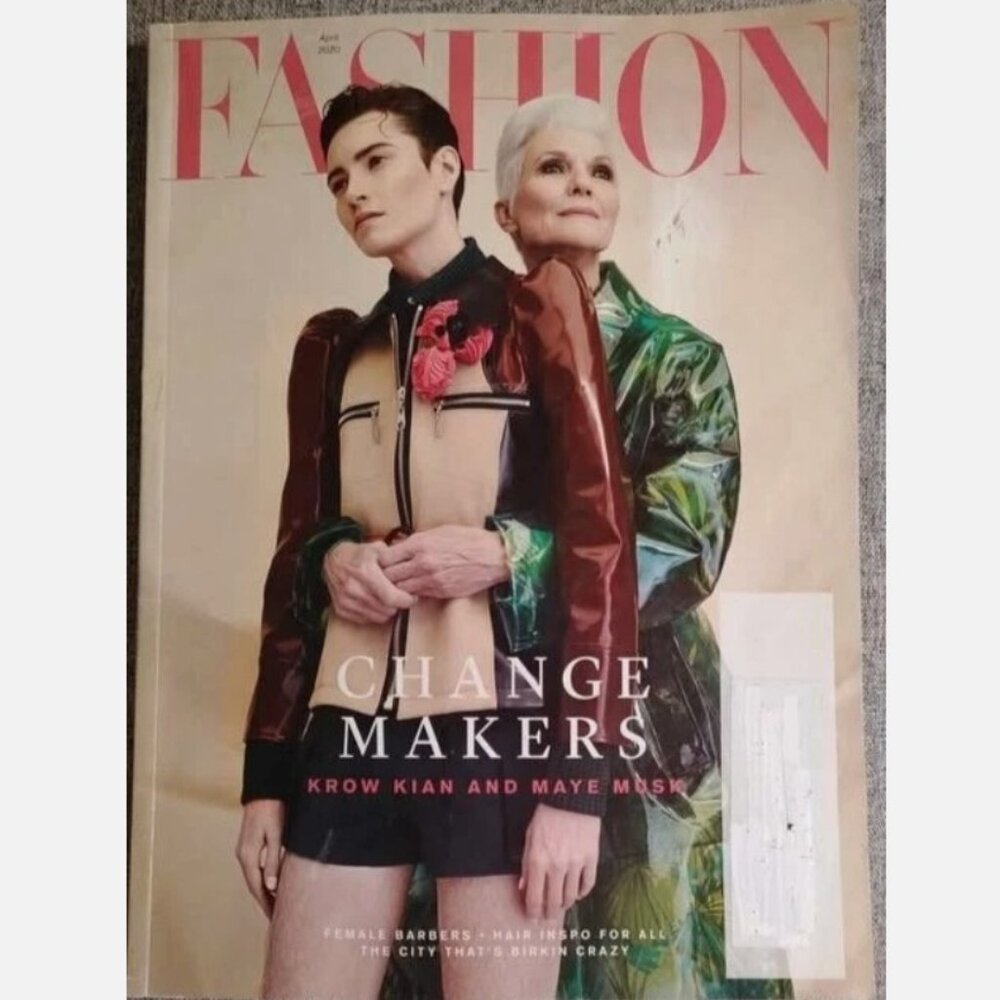 Krow Kiam Maye Musk FASHION magazine 20 RACHEL ROMU Lolo Spencer MICKEY BOARDMAN